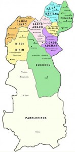 Mapa Guincho Zona Sul